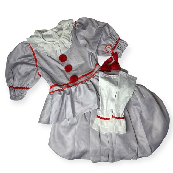 New Clown Costume for Kid Girls Size Medium - Picture 1 of 12